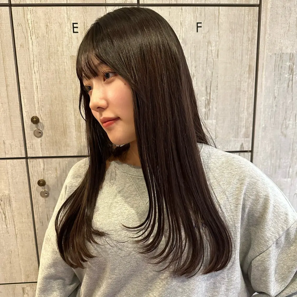 ロング 柔らかいbeige ¦韓国¦🩰マユ🩰のヘアスタイル