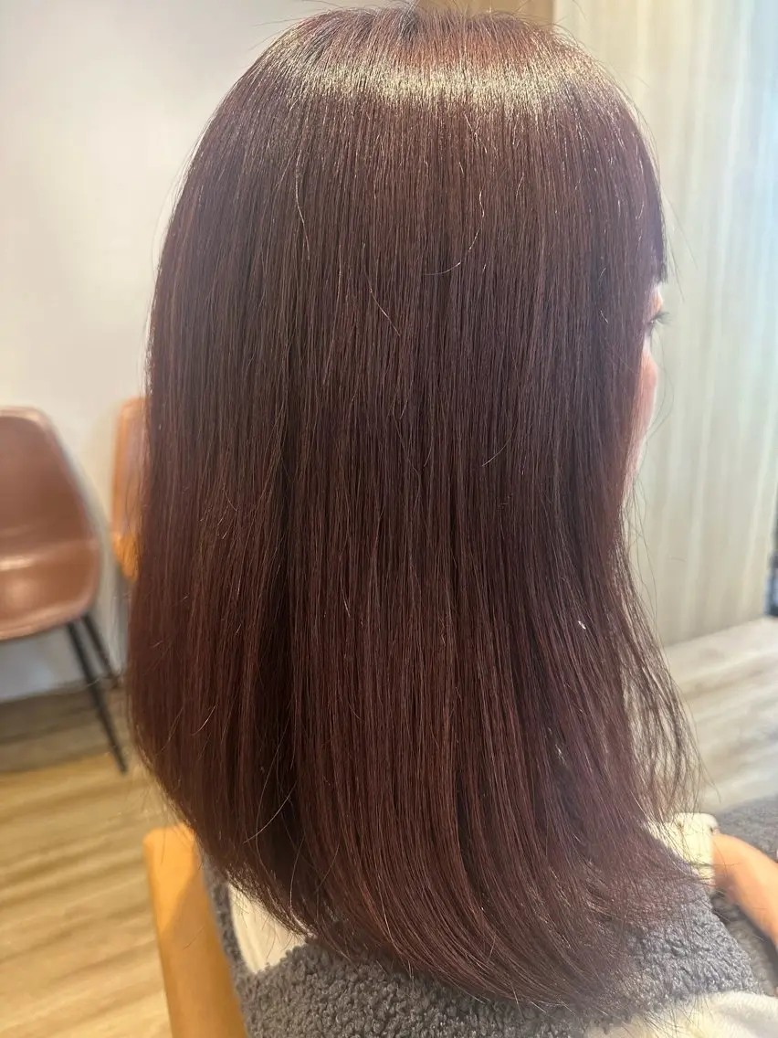 ミディアム カラー ヘアカラー ✨✂️Nori ✂️✨のヘアスタイル