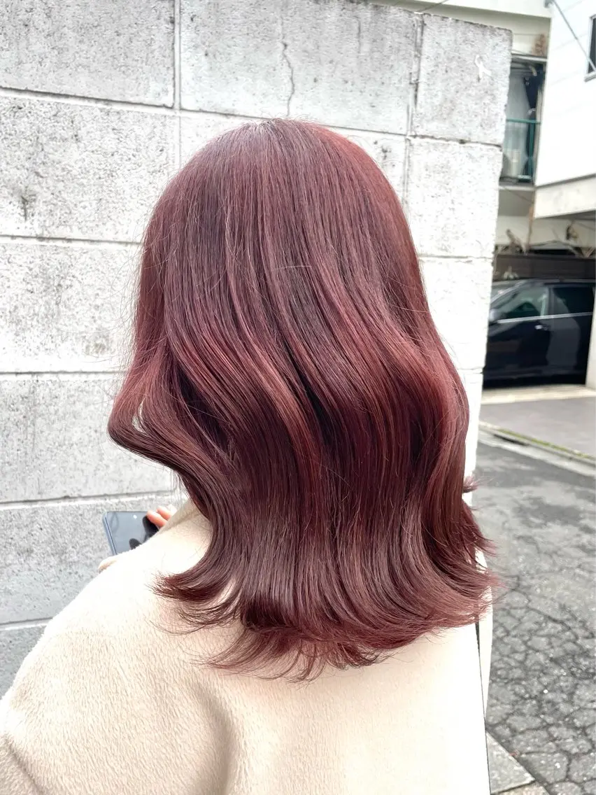 ミディアム カット ヘアカラー トリートメント 🎀 原宿/ブリーチ 🎀 ♡Reina♡のヘアスタイル