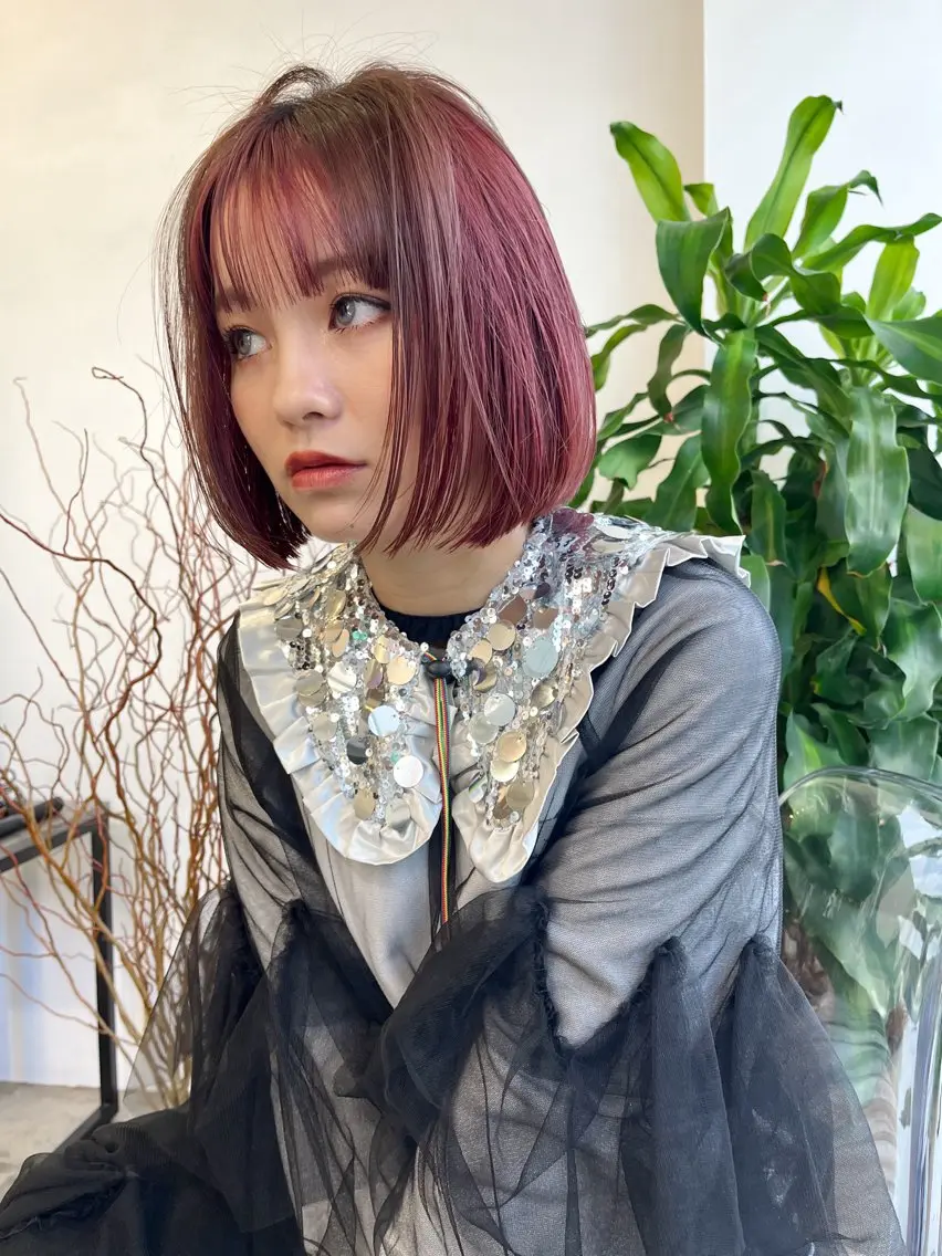 ミディアム 似合わせカット カット ヘアカラー 天神/髪質改善/艶 カラー/Nina🤍のヘアスタイル