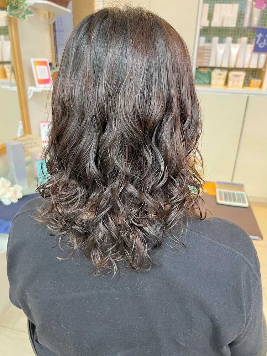 カット+パーマ+トリートメントの写真