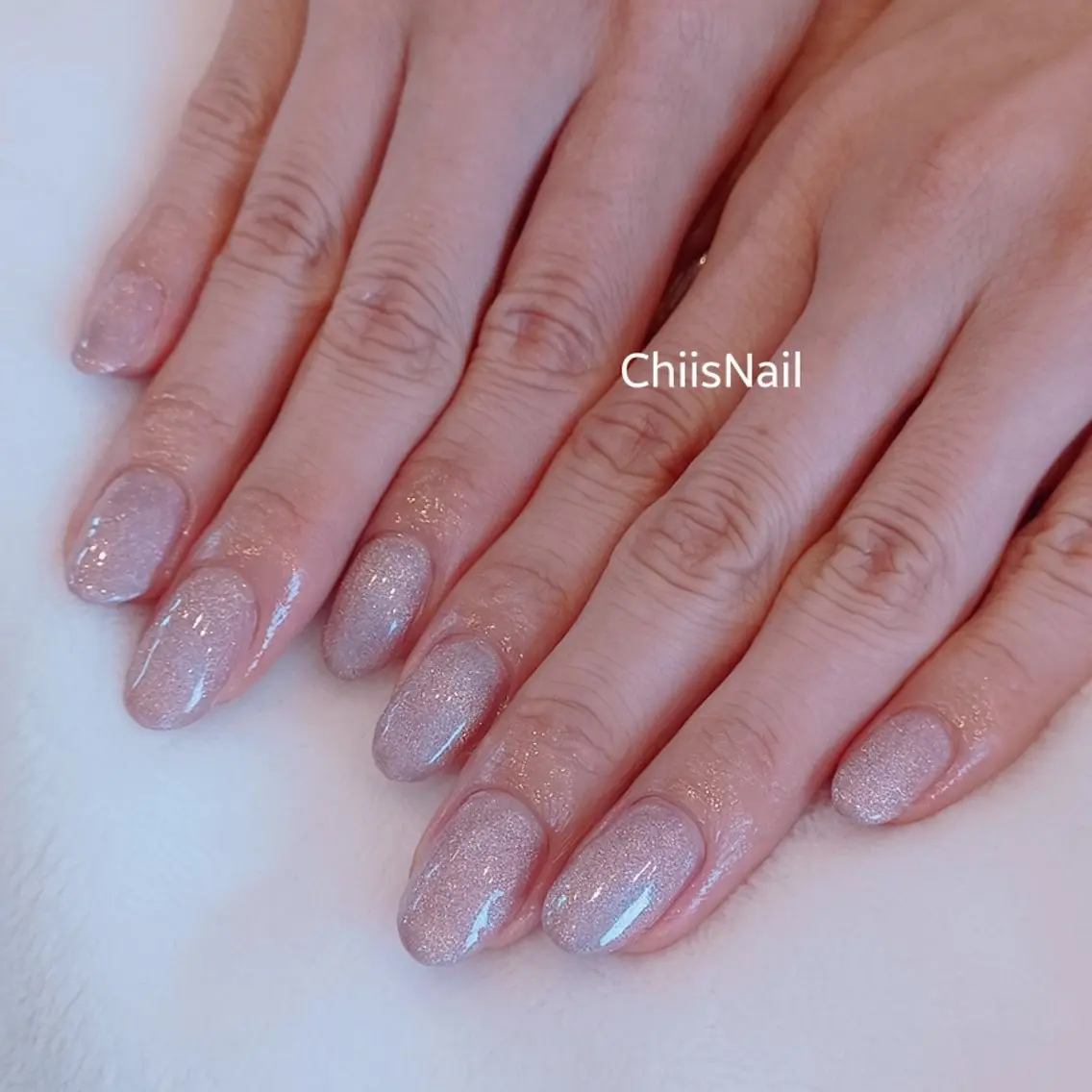 ネイル フラッシュネイル マグネットネイル ワンカラーネイル ChiisNail チィズネイルのネイルデザイン