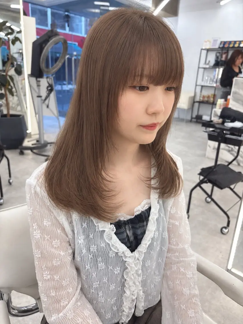 レイヤーカットの写真