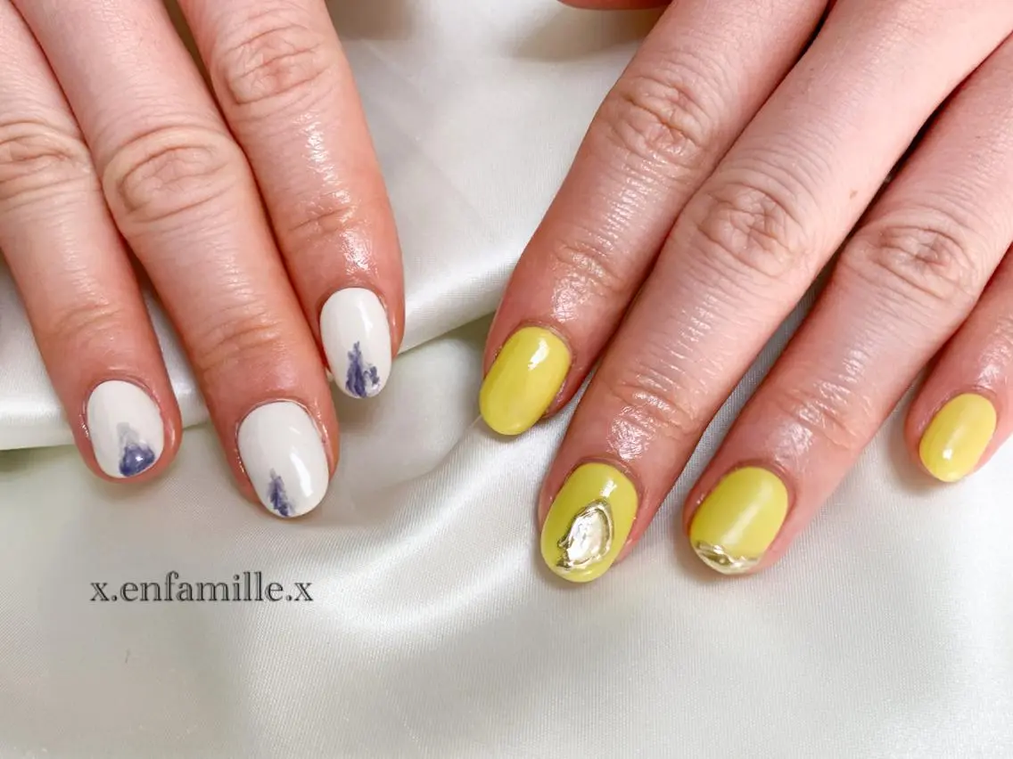 ネイル ハンドネイル nail salon en familleのネイルデザイン