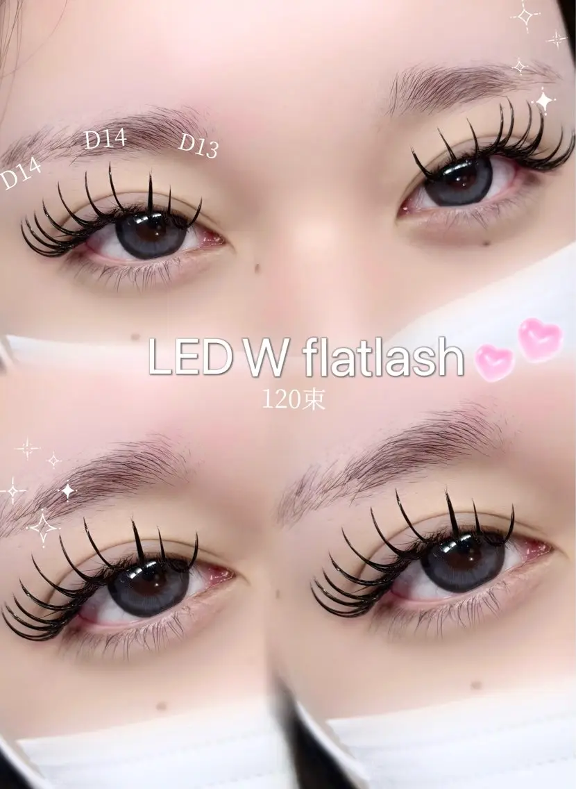 マツエク・マツパ フラットラッシュ Fericia 🎀ERIKAのマツエク・マツパデザイン