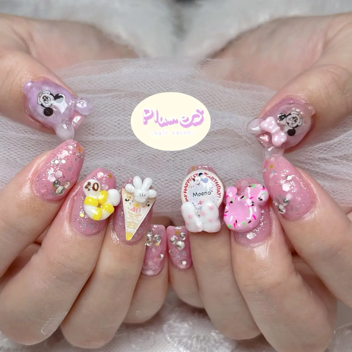 ネイル ハンドネイル plume nail ☆韓国ネイルのネイルデザイン