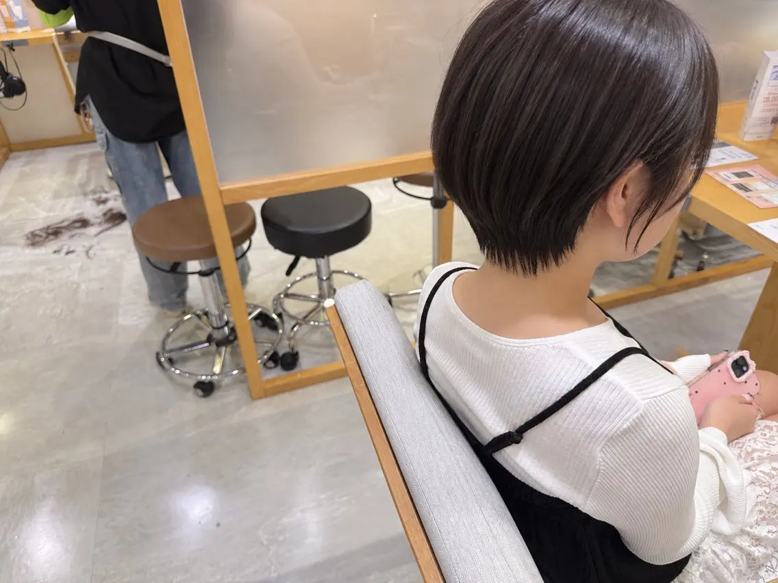 ショート spinhair荻野 莉帆のヘアスタイル