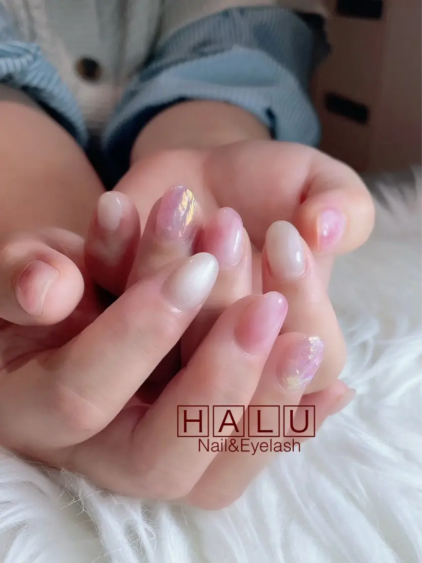ネイル ピンク 春ネイル HALU ハルのネイルデザイン