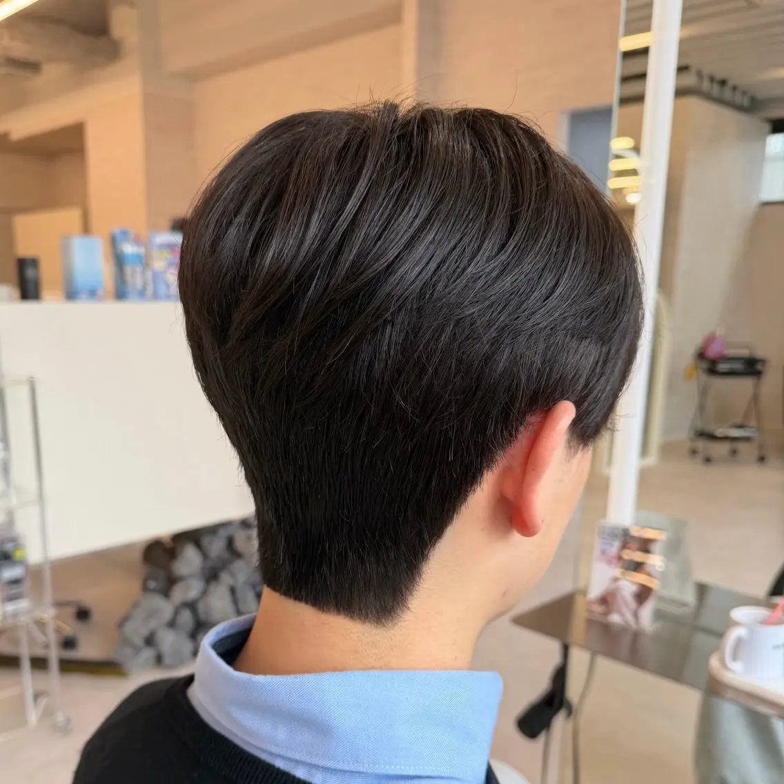 メンズ カット パーマ 韓国式ダウンパーマ 🇰🇷櫻井健のヘアスタイル