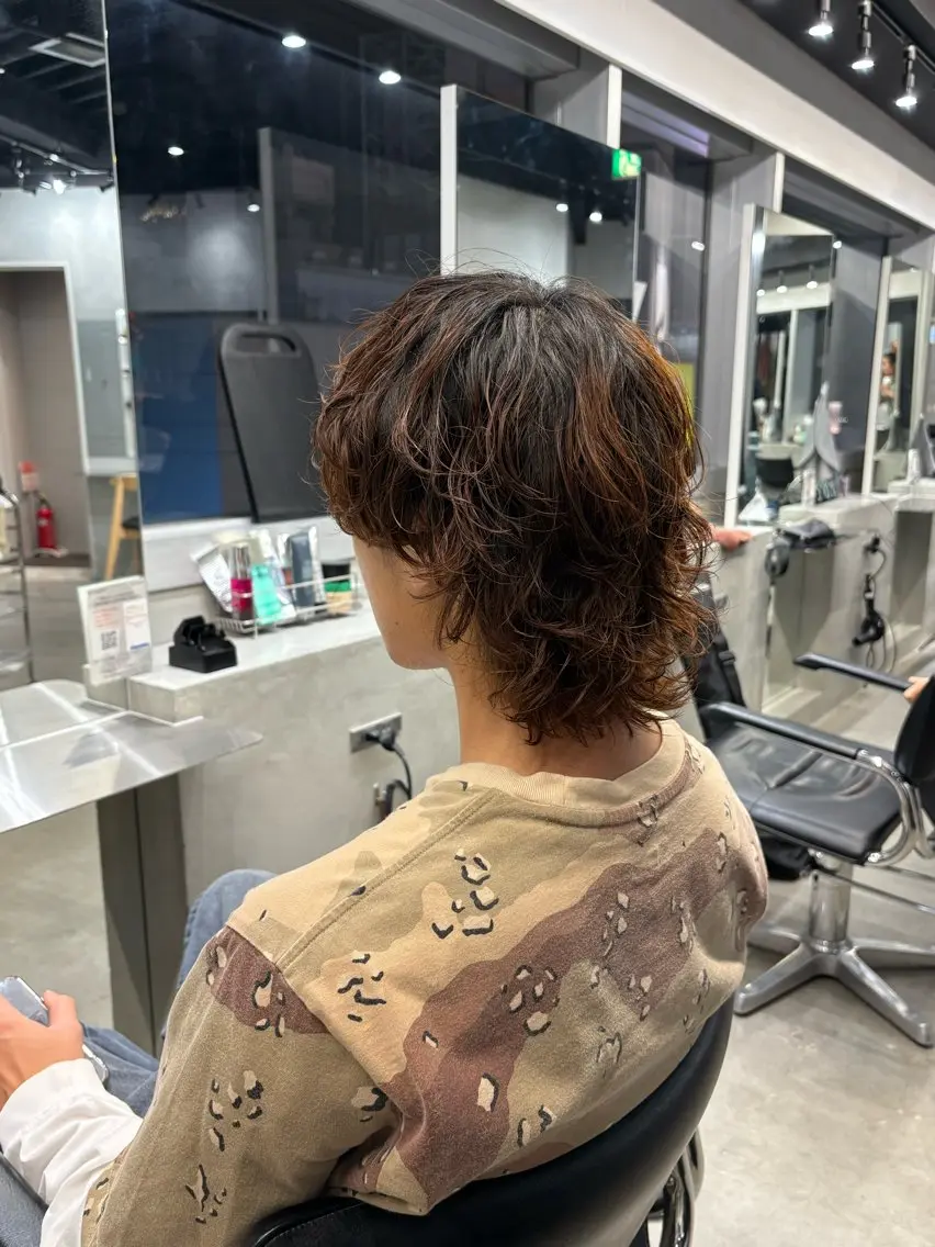 パーマ メンズ カット パーマ fifth 清水睦月のヘアスタイル