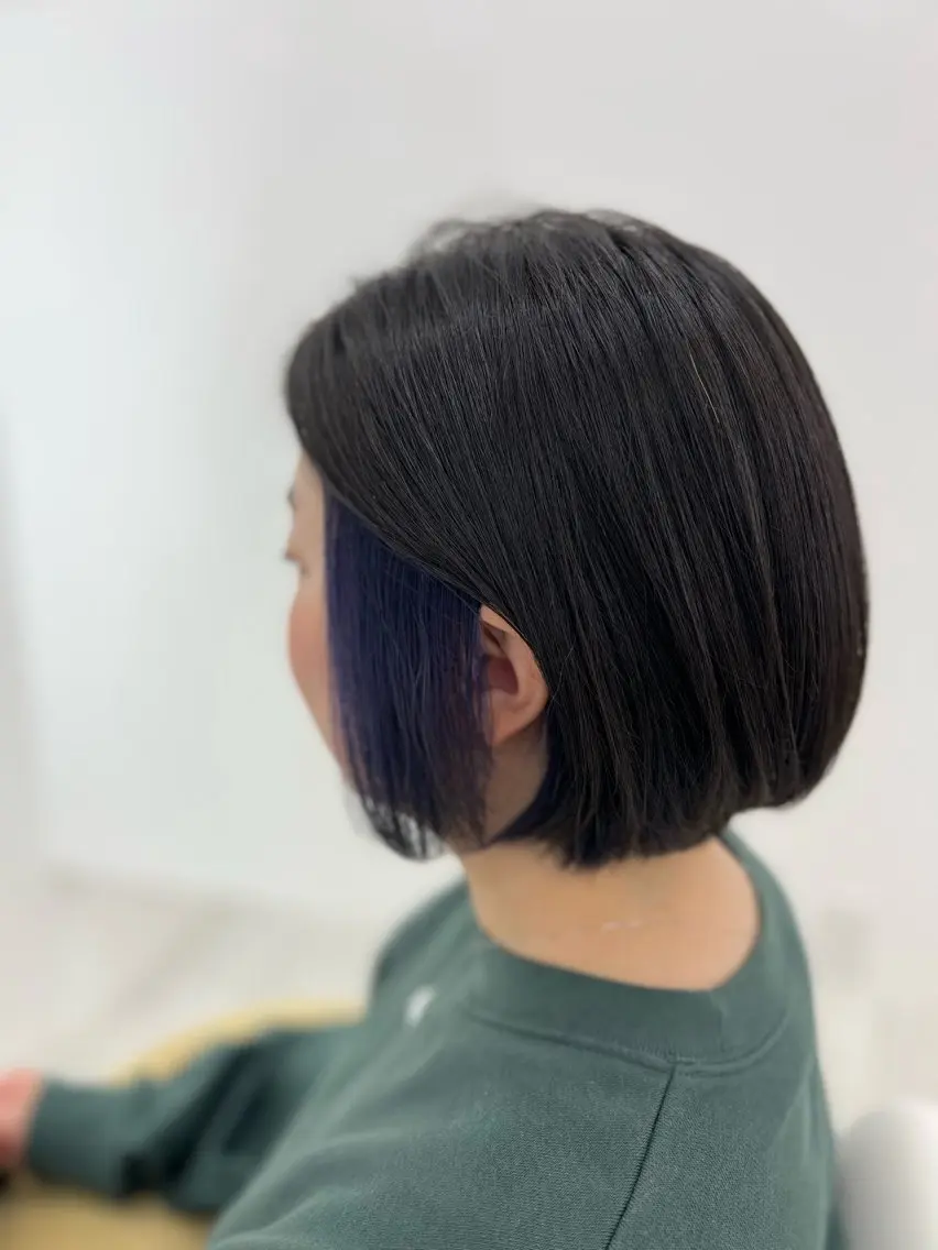ショート カラー カット ヘアカラー トリートメント ✄﻿aini天王寺 ✄﻿ゆ乃のヘアスタイル