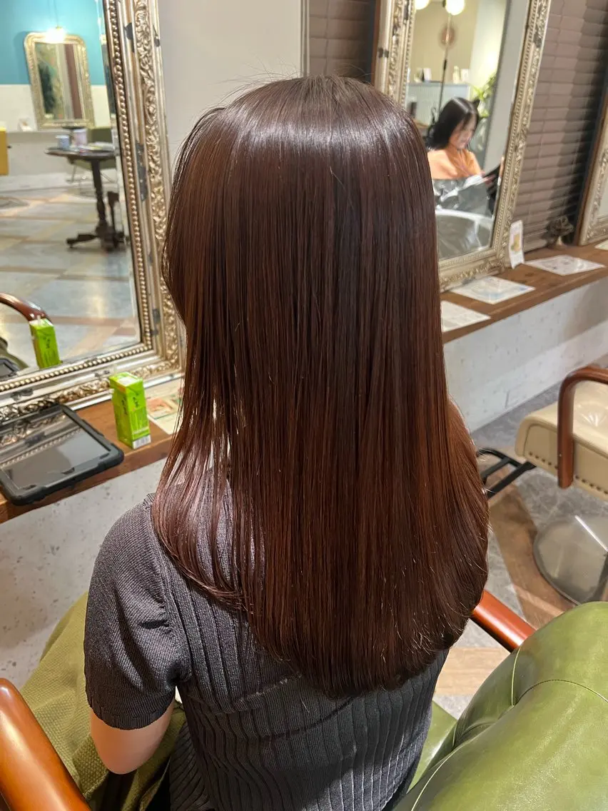 ロング カラー 韓国スタイル🇰🇷 annaのヘアスタイル