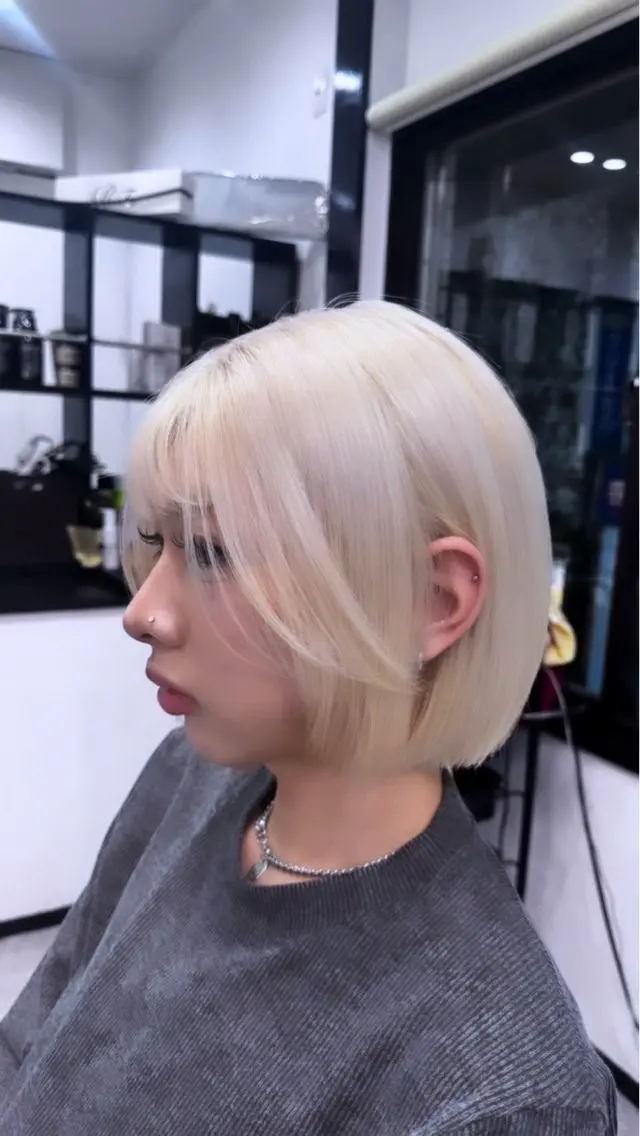 💇🏼♀️レディースボブカット💇🏼♀️シャンプーブロー込みの写真