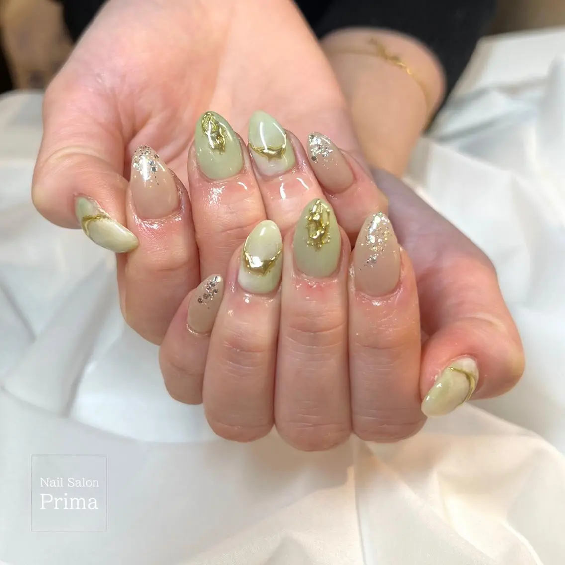 セミロング ネイル SalonPrima 西院Nail&Eyeのネイルデザイン