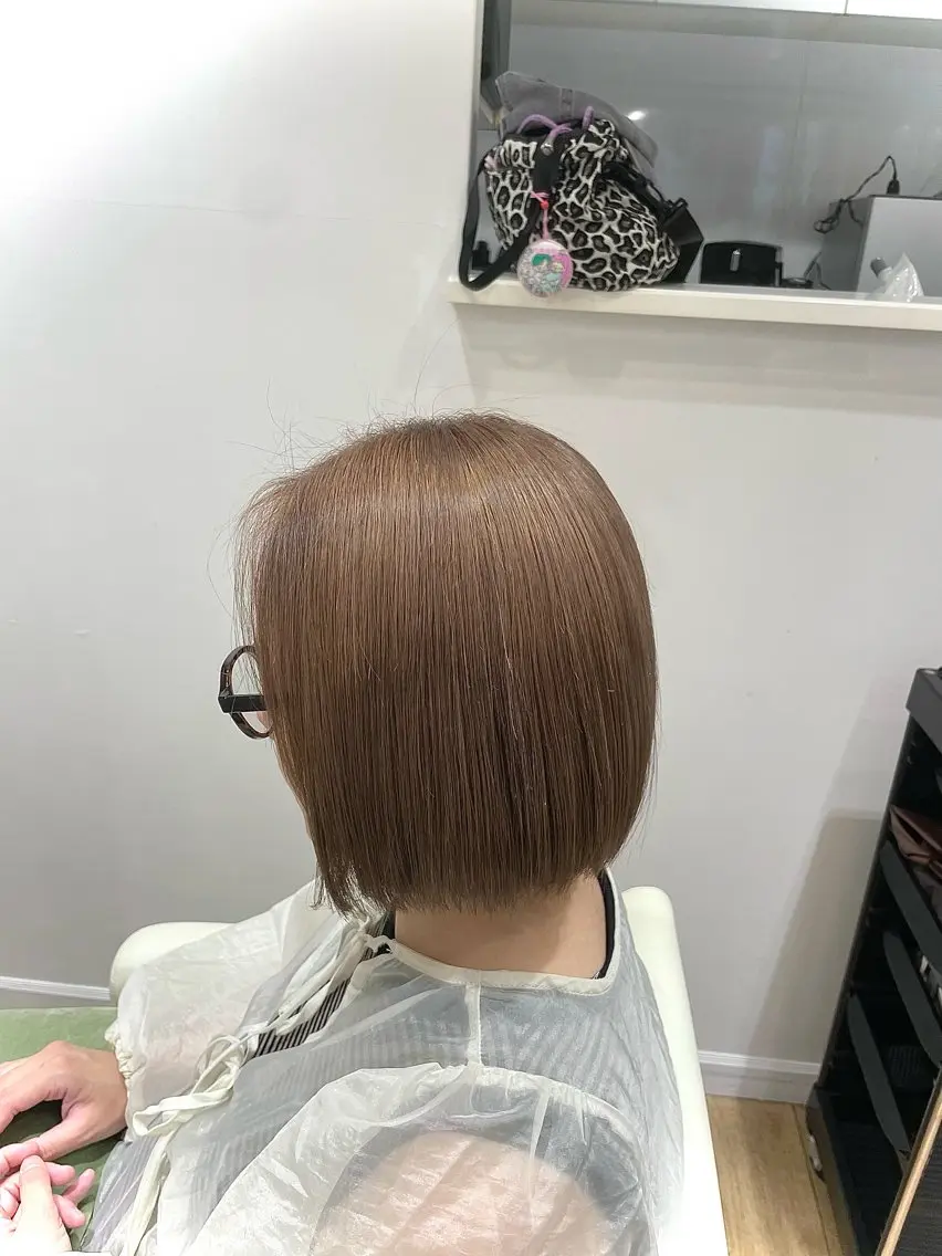 ショート ボブ 松浦 愛利花のヘアスタイル