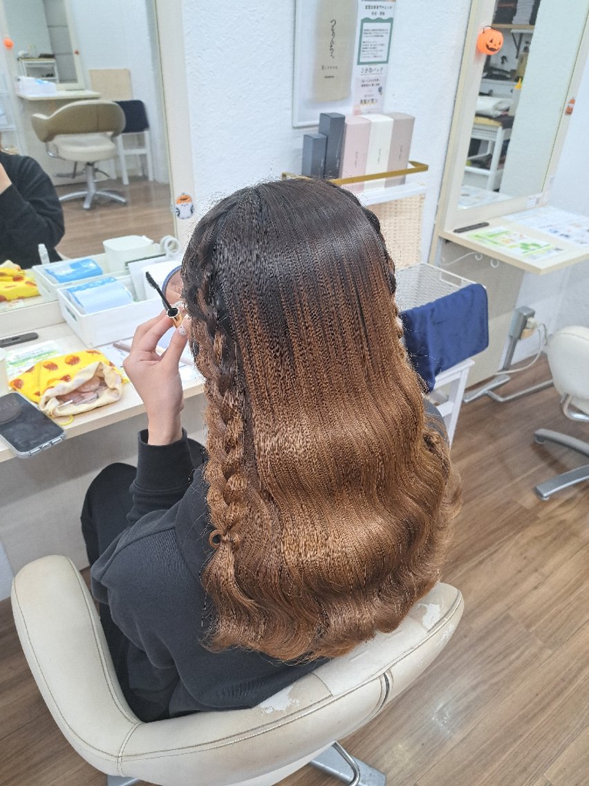 ロング ヘアアレンジ ヘアセット GLOSS心斎橋🌹 はるなのヘアスタイル