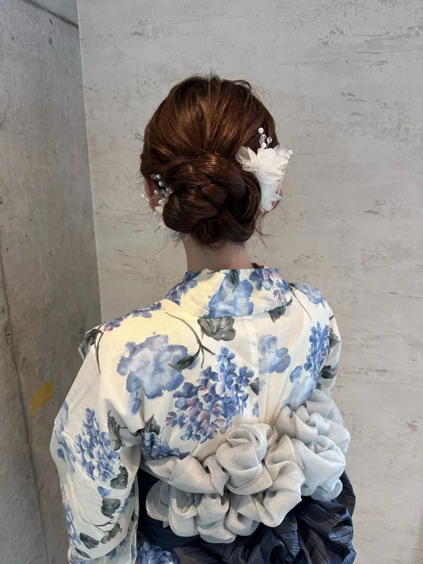 ヘアアレンジ 着付け 🎀ヘアセット/艶髪 /はやしほのか🎀のヘアスタイル