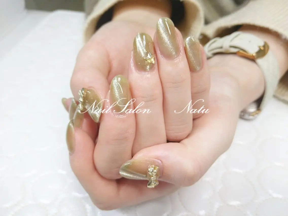 ネイル マグネットネイル nailsalon Natuのネイルデザイン