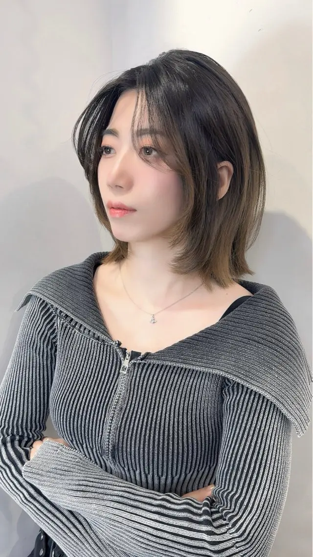 ミディアム ミディアムレイヤー レイヤーカット 永田竜一/ 先着モデル募集中のヘアスタイル