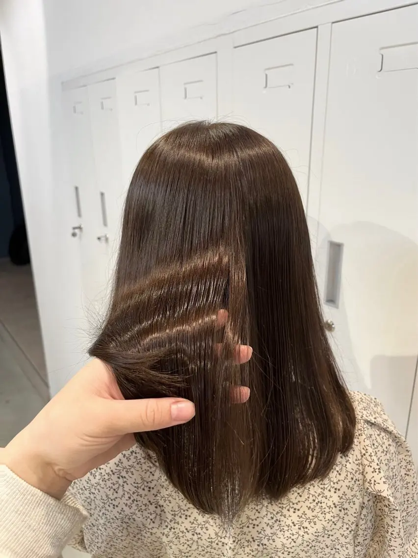 【🍒艶カラー+前髪顔周りカット🍒】の写真