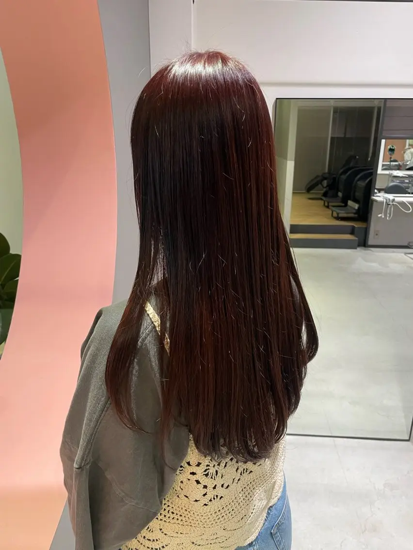 ロング カラー ないとう ゆうかのヘアスタイル