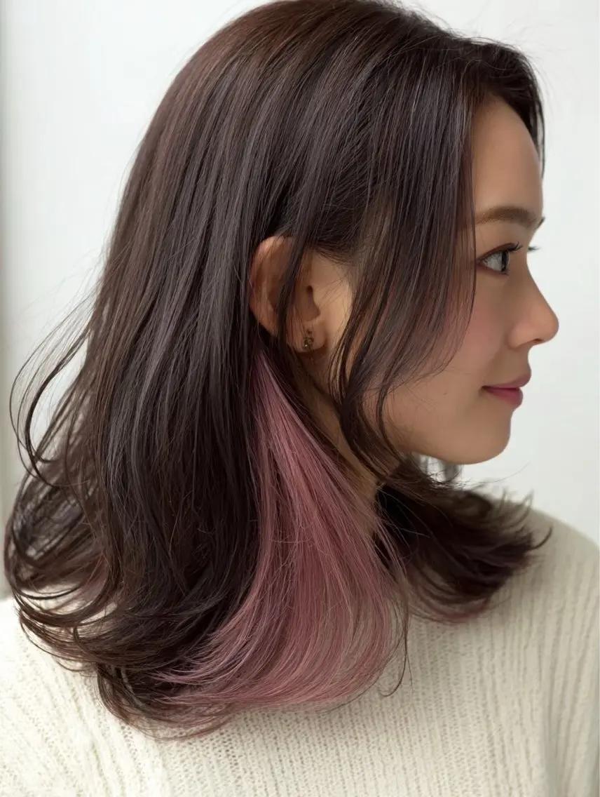 似合わせカット✖️インナーカラー✖︎トリートメントの写真