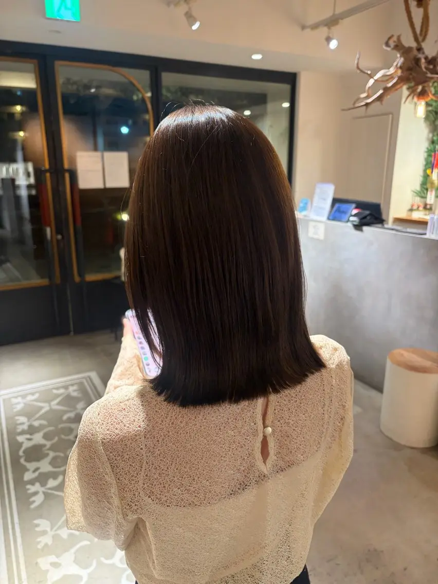 ミディアム 笹野 日麻莉のヘアスタイル