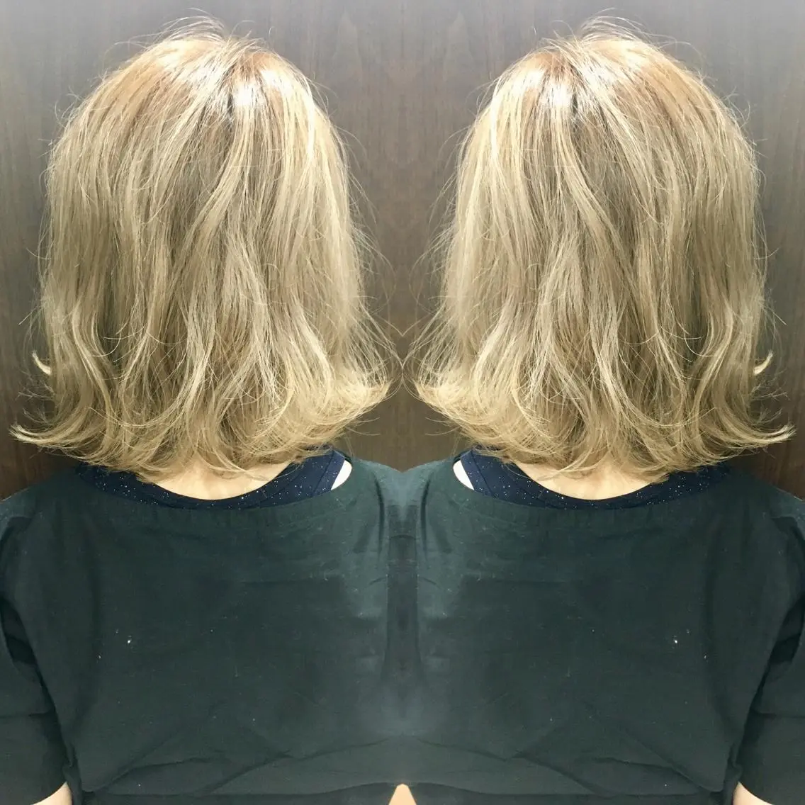 ミディアム カラー 寺内 紳悟のヘアスタイル