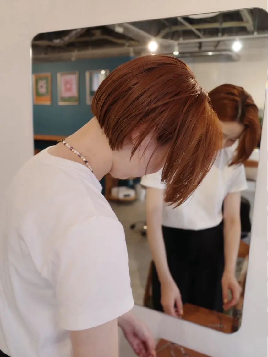 ワンカラー(トーンアップ)+ヘッドスパ💆🏼‍♀️🫟の写真