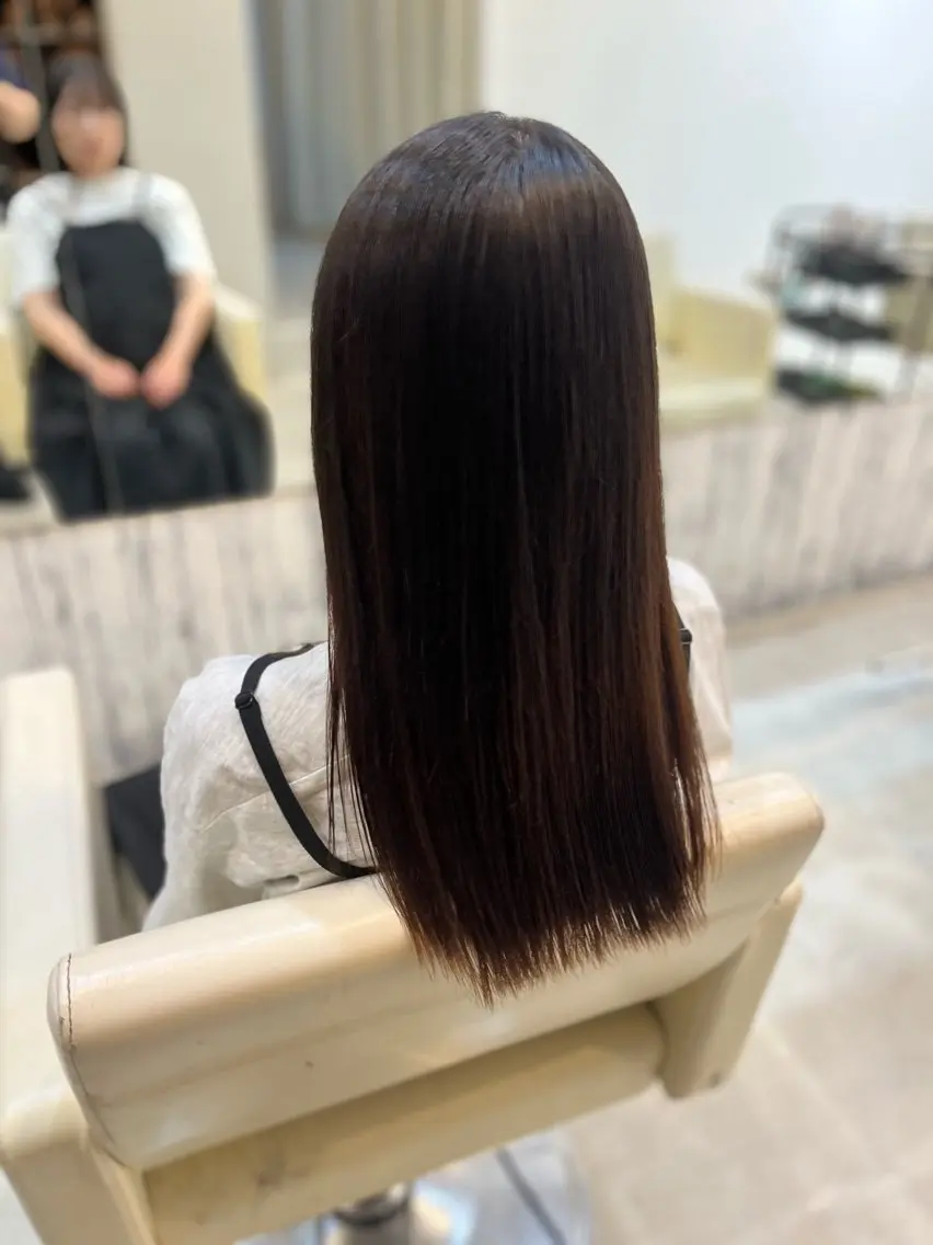 💫縮毛矯正リタッチの写真