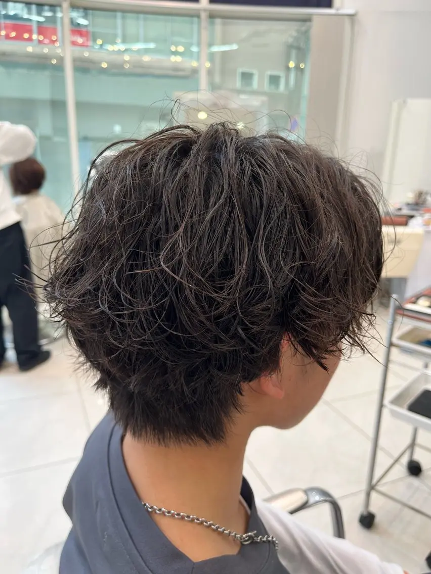 ショート パーマ メンズ 店舗代表 佐藤 幸平のヘアスタイル