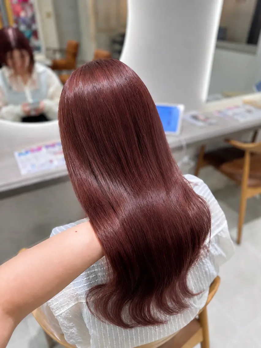 ロング カラー ヘアカラー 戸張 渚のヘアスタイル