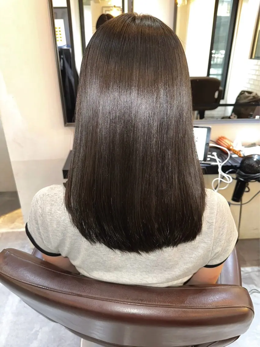 セミロング 似合わせひなた🐥 elima調布のヘアスタイル