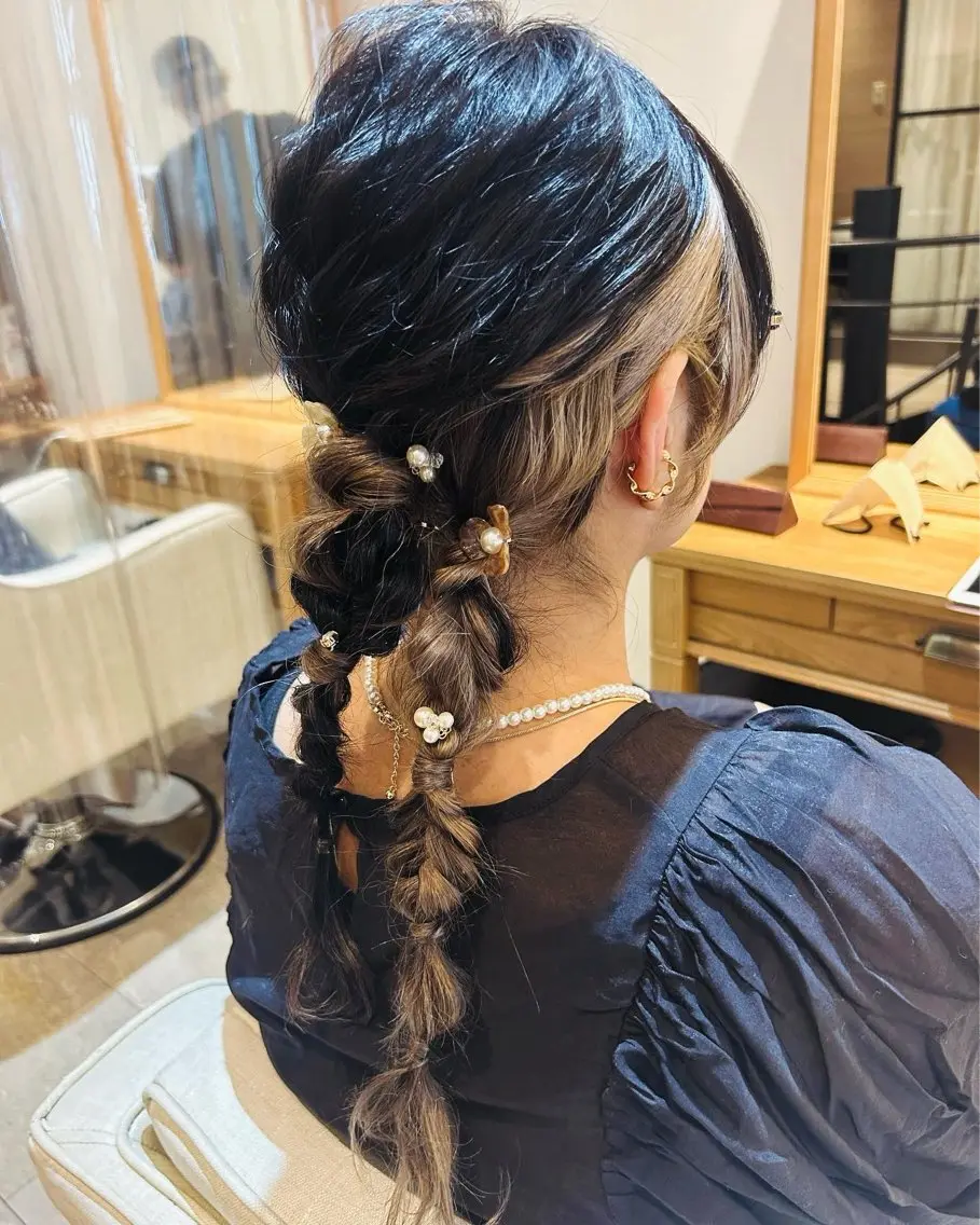 ヘアアレンジ 結婚式・ブライダル 大人の似合わせカット 髪質改善 ASUKAのヘアスタイル