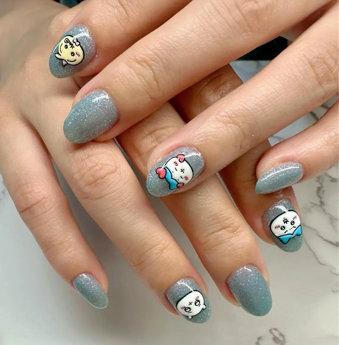 ネイル オーロラネイル フレンチネイル マグネットネイル ニュアンスネイル ワンカラーネイル Mai’s nailのネイルデザイン
