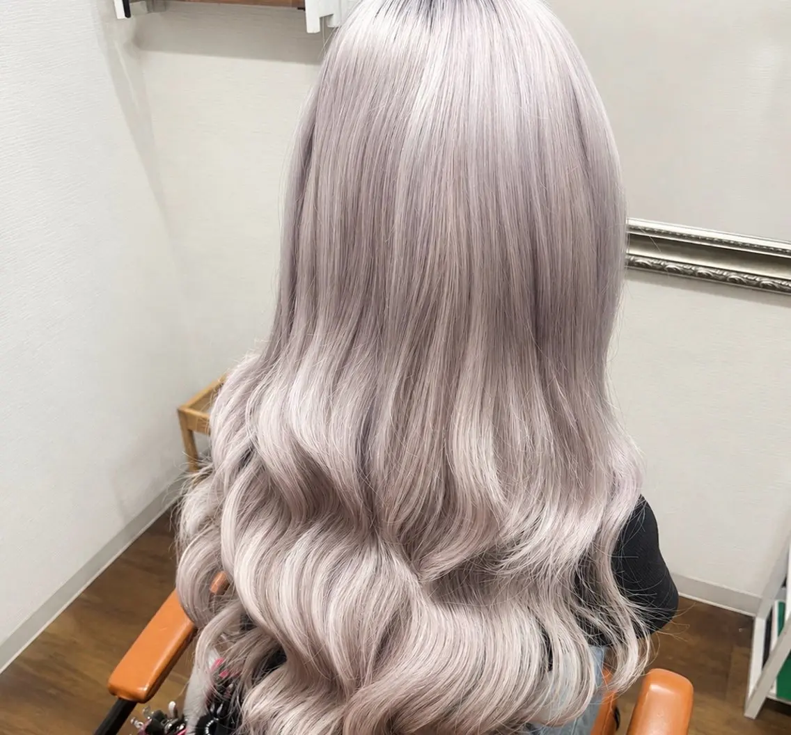 カラー ヘアカラー カラー/ブリーチ/ 🩶RENA🩶のヘアスタイル