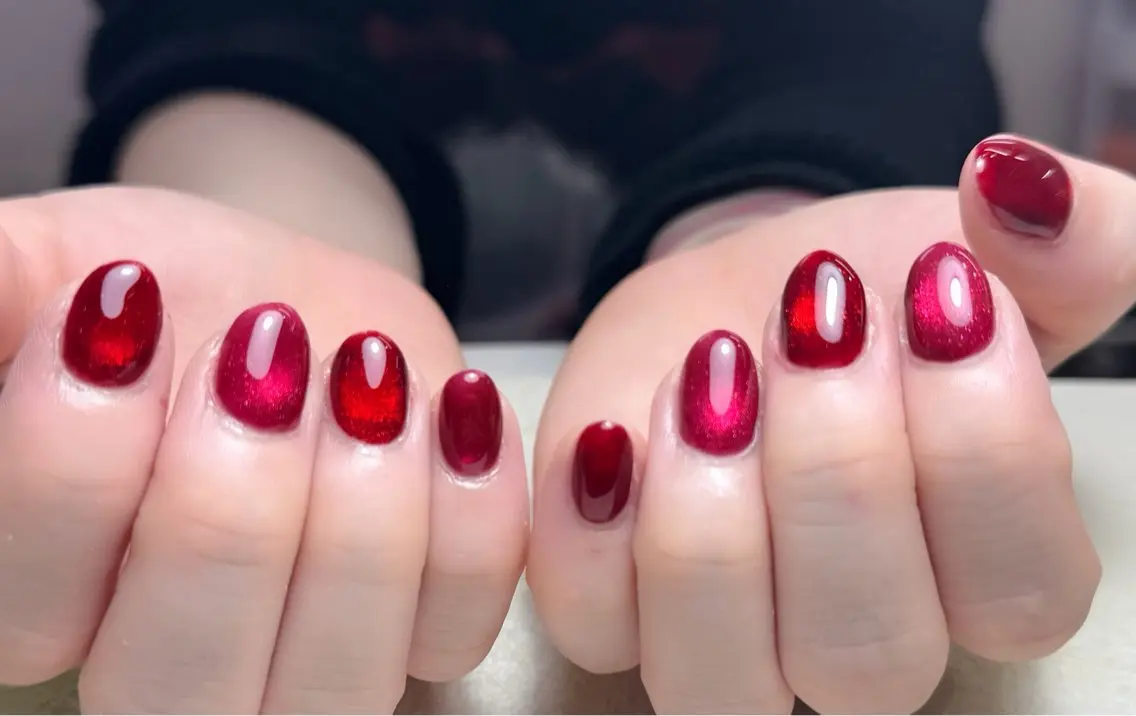 ネイル アートネイル 長さ出し フレンチネイル ジェルネイル ガーリー ハンドネイル 中野駅から2分 MEO NAILのネイルデザイン