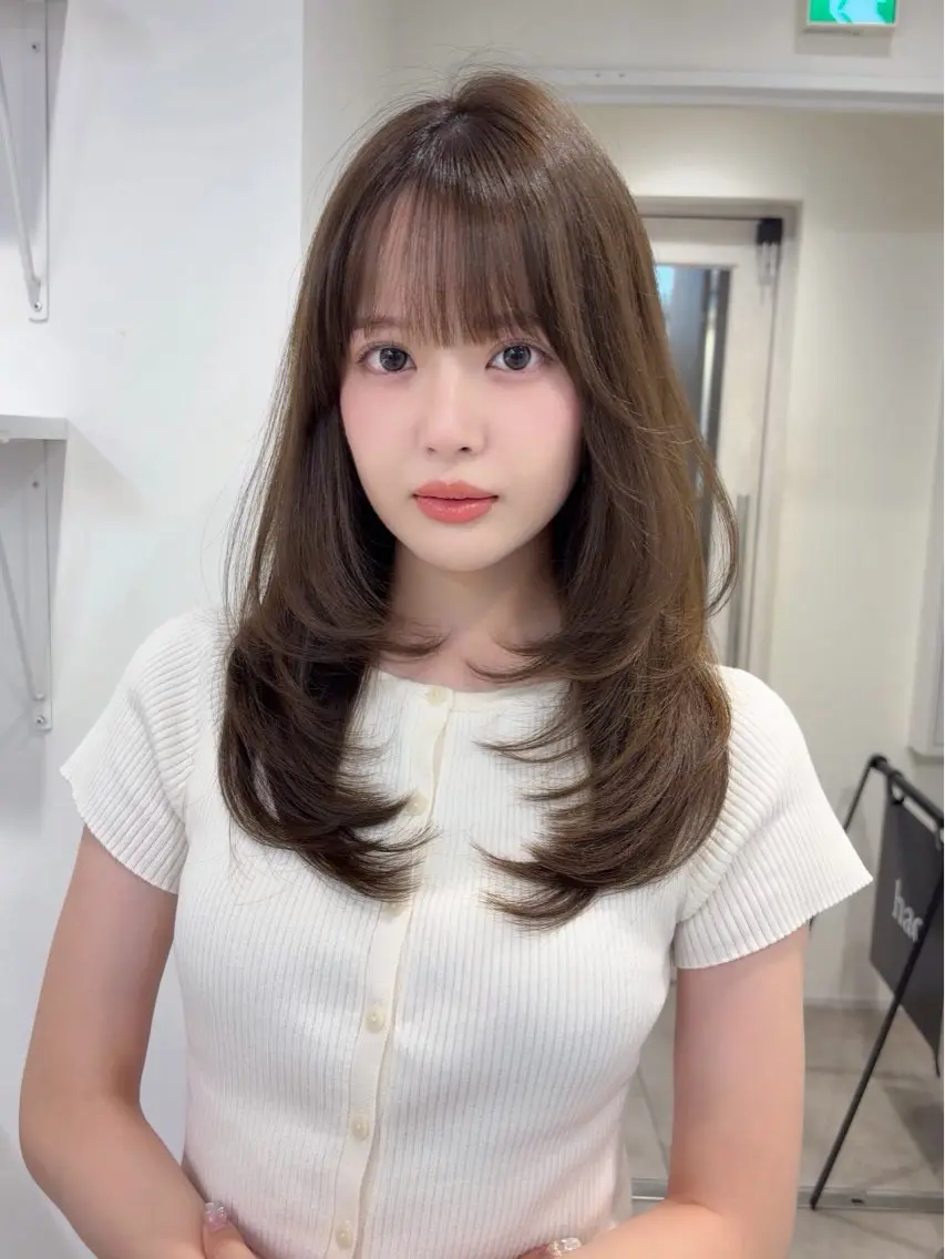 ミディアム カラー ヘアアレンジ ヘアカラー 似合わせヘア/ 渋谷/Ayaka🎀のヘアスタイル
