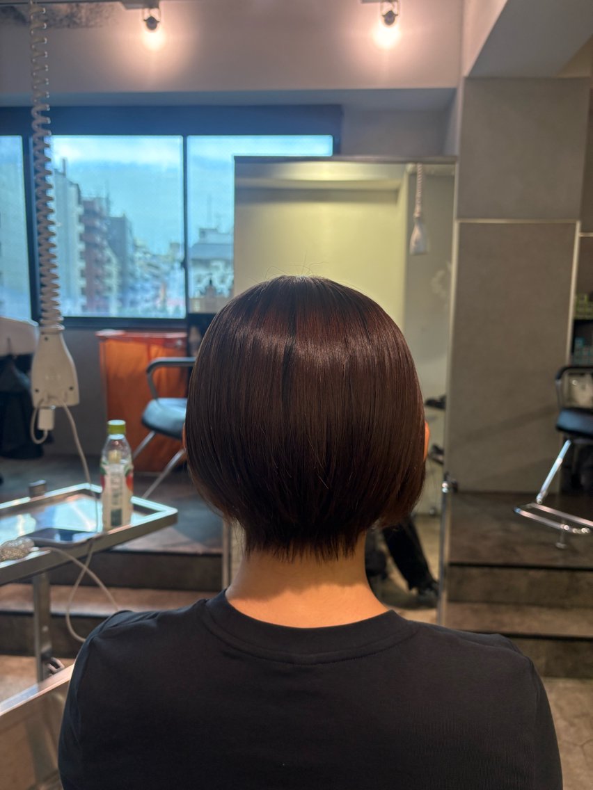 ショート 縮毛矯正 カット 縮毛矯正 🪐 ayameのヘアスタイル