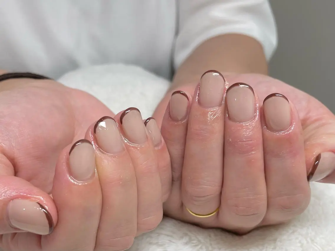 ネイル フレンチネイル riri-nail Rie Endoのネイルデザイン