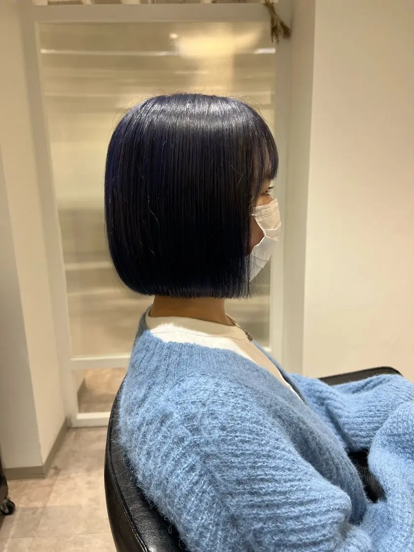 ショート ボブ カット ヘアカラー トリートメント Eleanor 池袋 ミカのヘアスタイル