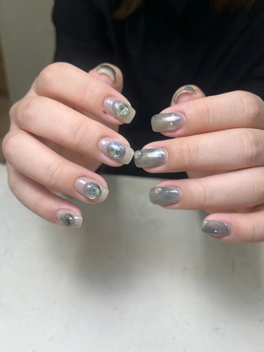 ネイル ハンドネイル nuás nailのネイルデザイン