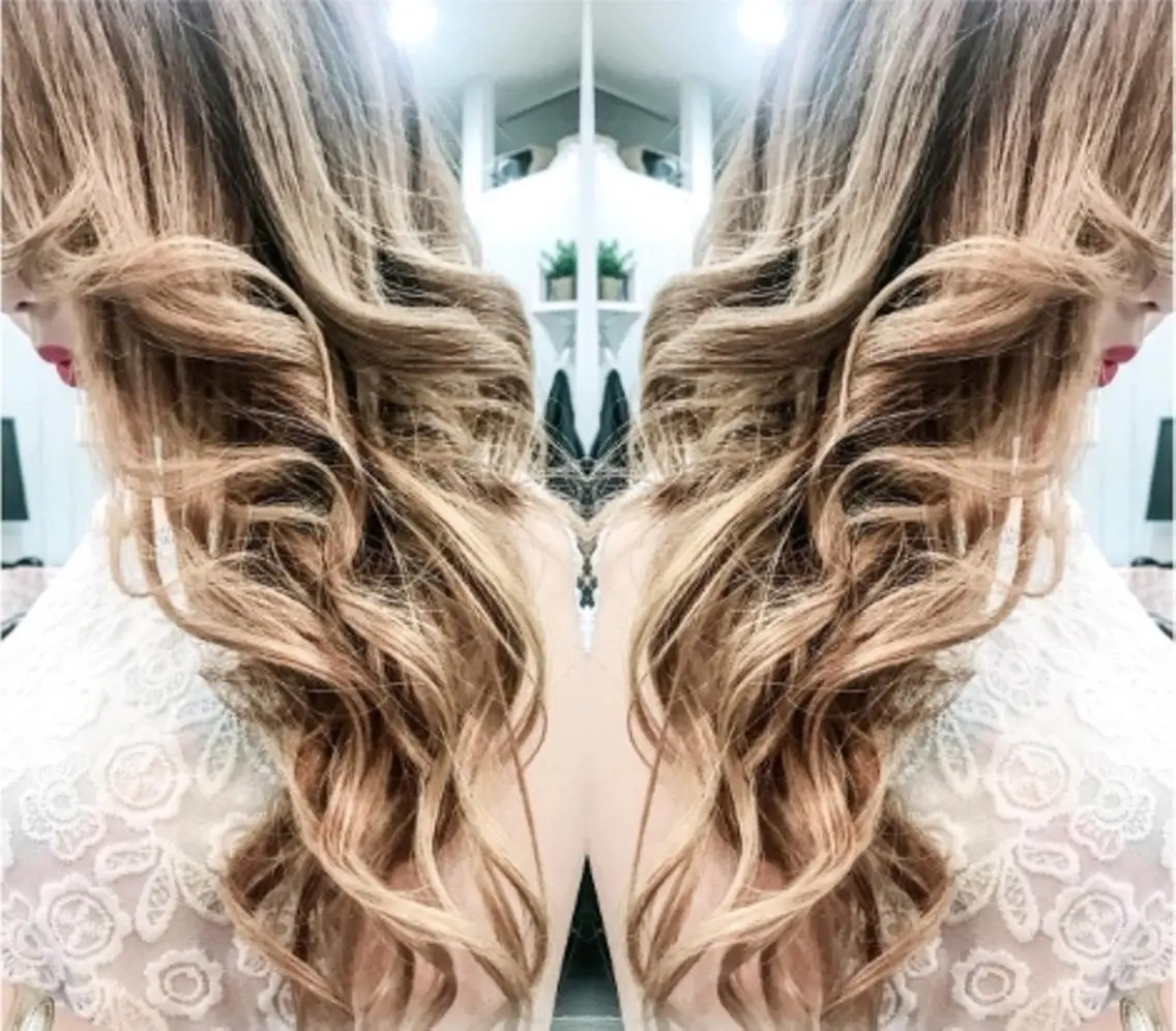 ロング カラー チビ編み込みエクステ シールEXどぅ〜すのヘアスタイル