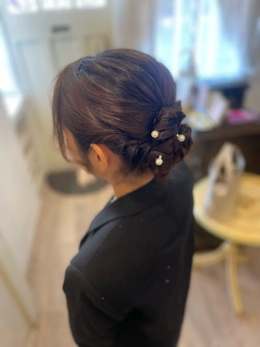 ヘアアレンジ 結婚式・ブライダル Magnifique MAIのマツエク・マツパデザイン