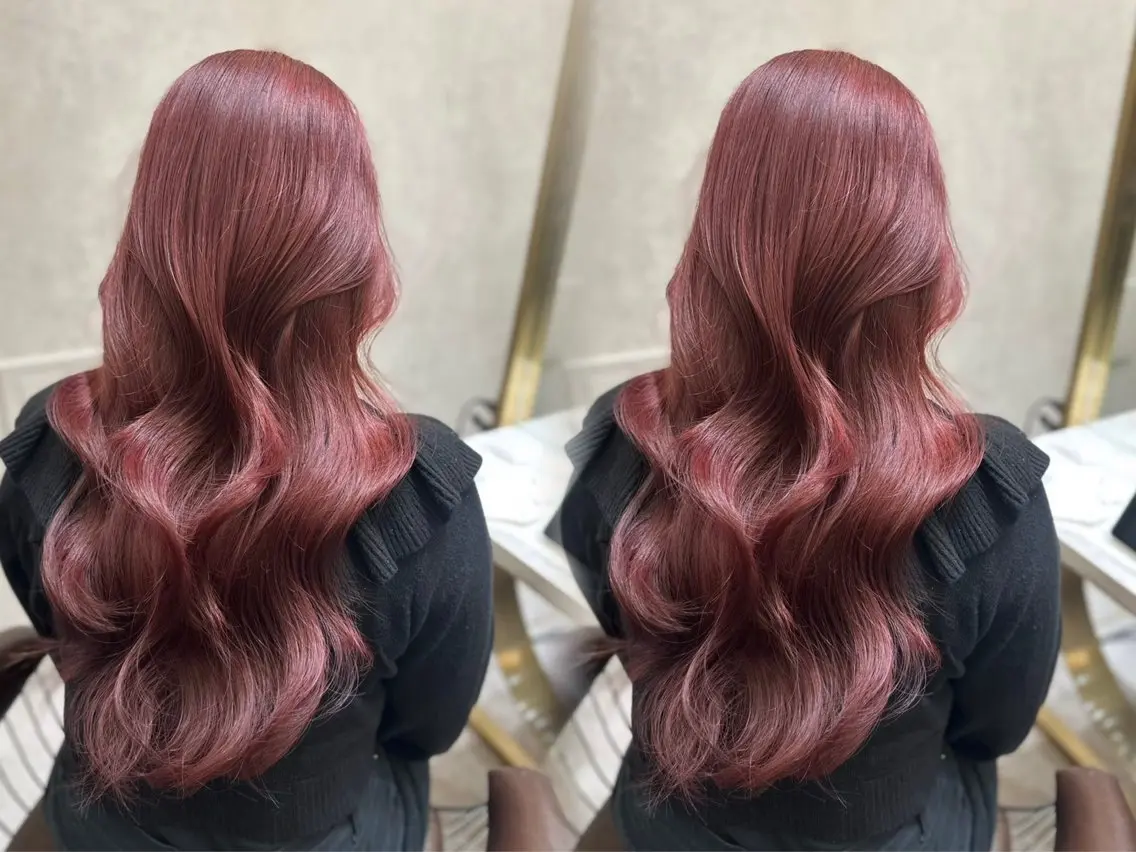 セミロング ヘアカラー 縮毛矯正/髪質改善 🌟本郷壮一郎のヘアスタイル