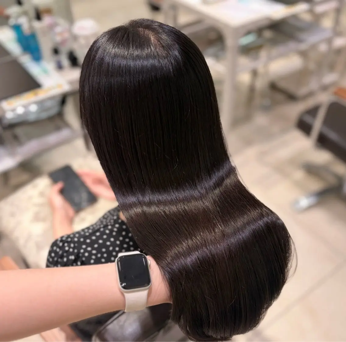 セミロング カット ヘアカラー 愛されcolor💘 Aina/ツヤ髪のヘアスタイル