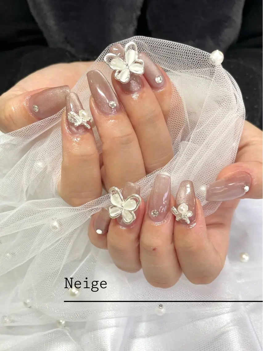 ネイル ハンドネイル Neige‪𓂃ai ＊梅津 / 松尾のネイルデザイン