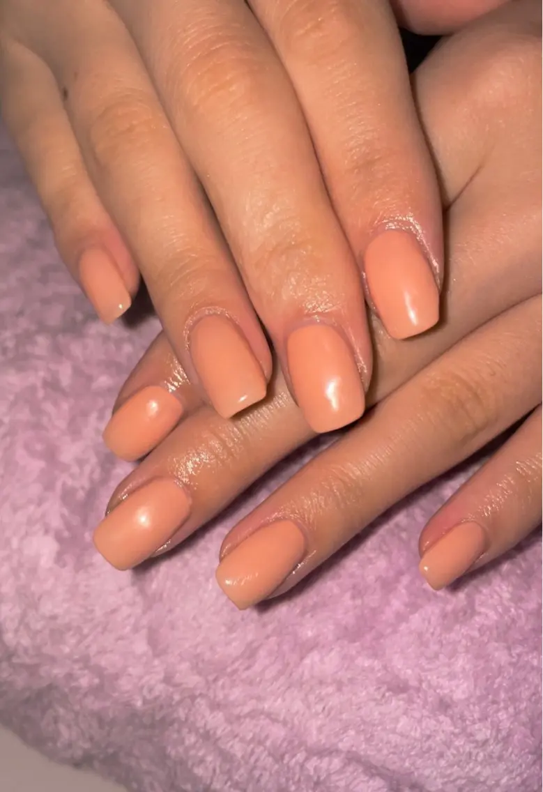 ネイル オフィスネイル ワンカラーネイル シンプルネイル ハンドネイル フットネイル ハンドケア Ri-e's nailのネイルデザイン