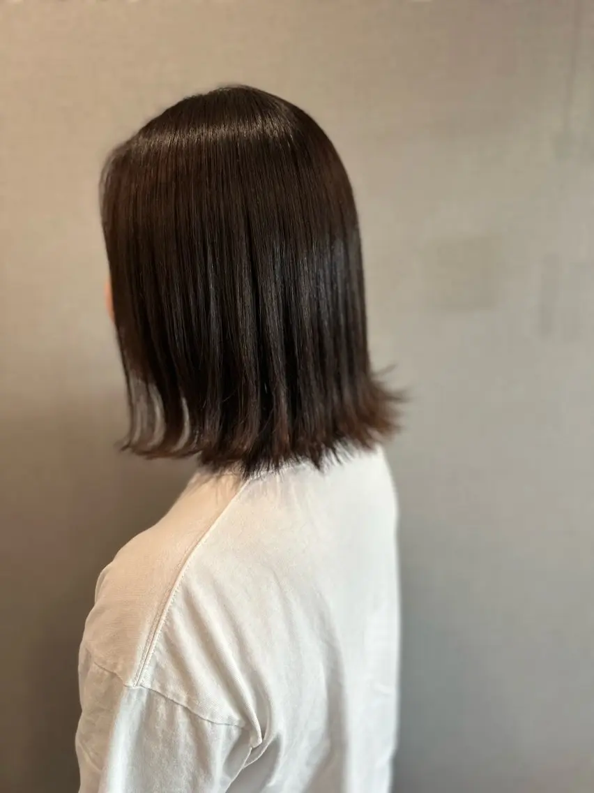 ミディアム カラー カット ヘアカラー トリートメント K Harukaのヘアスタイル