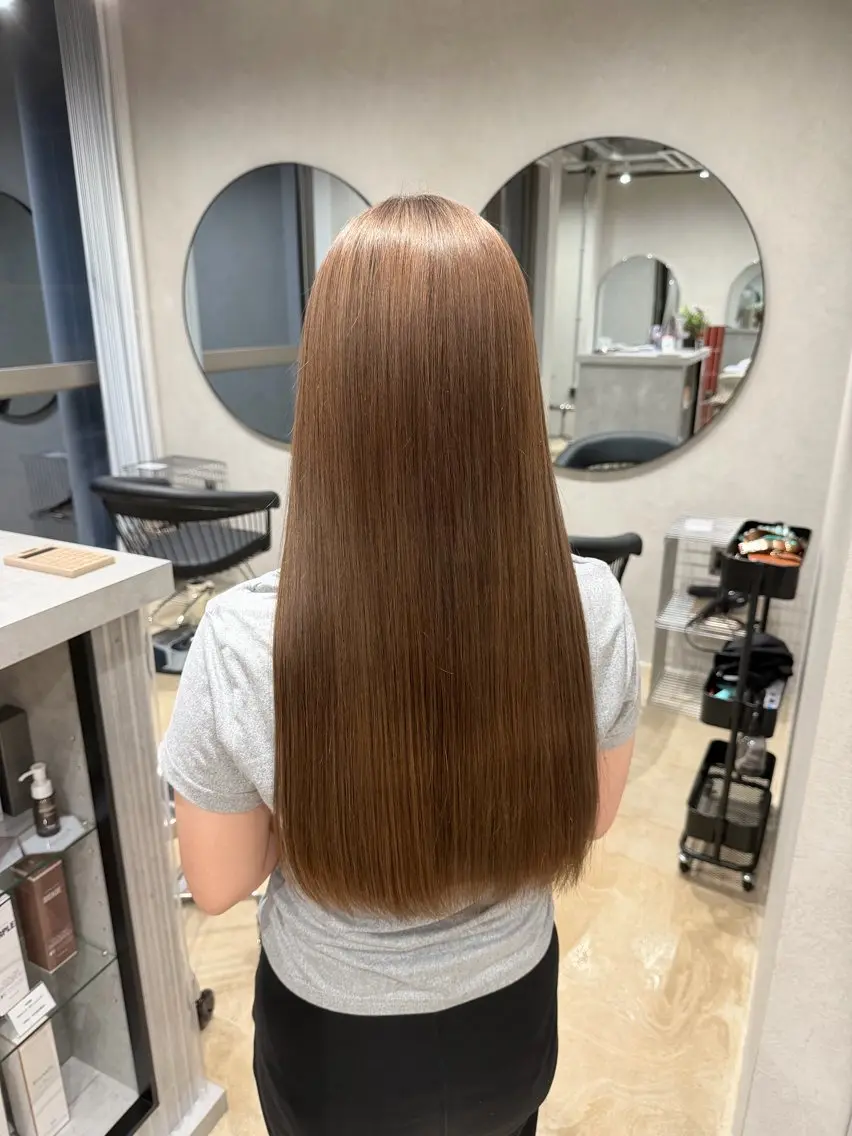 ロング hirano harukaのヘアスタイル